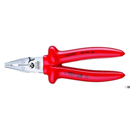 Ins. Power Combination Pliers, 7-7/8