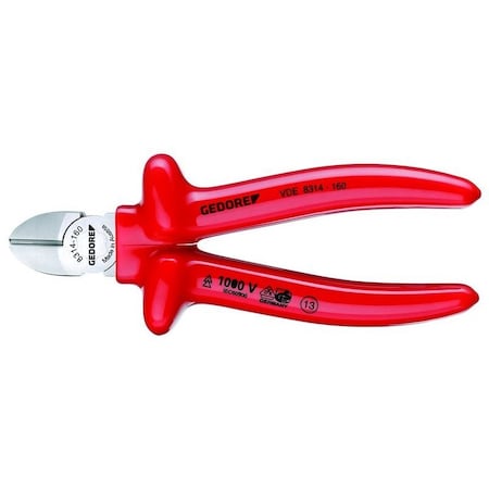 Insulated Diagonal Cutter, 6-1/4