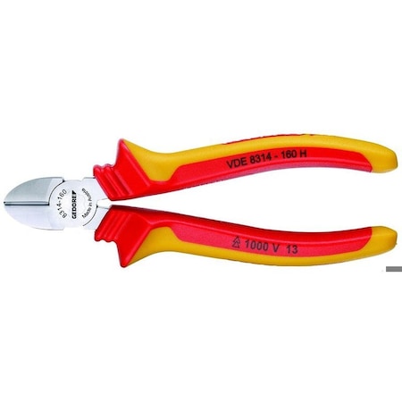 Insulated Diagonal Cutter, 6-1/4