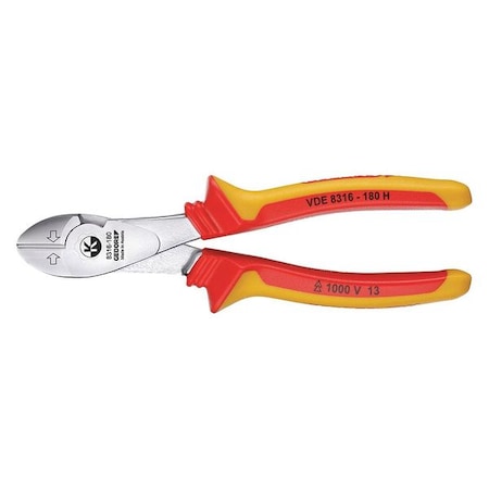 Insulated Power Diagonal Cutter, 7
