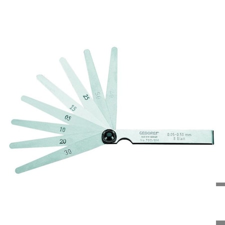 Feeler Gauge Set, Fan Pattern .002 - .02 MPN:702 8 A