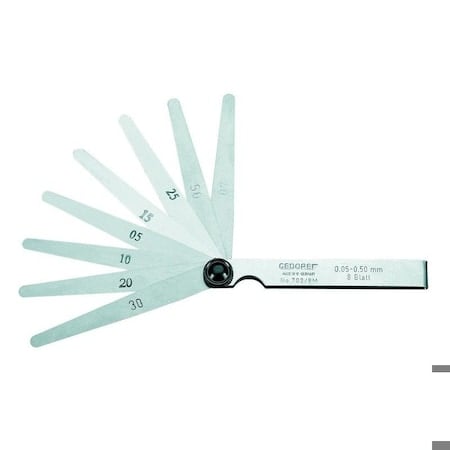 Feeler Gauge Set, Fan Pattern 0.03-0.10 MPN:702 88 M