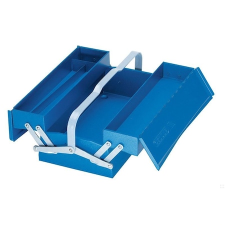 Tool Box, Steel, Blue, 16-1/2 in W x 9 in D x 6 in H MPN:1263 L