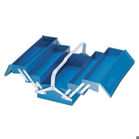 Tool Box, Steel, Blue, 16-1/2 in W x 9 in D x 8 in H MPN:1265 L
