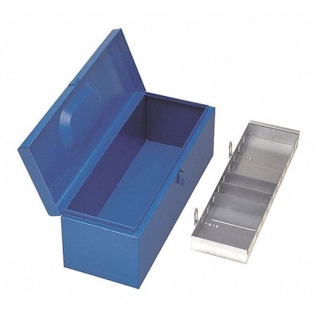Tool Box, Sheet Steel, Blue, 25 in W x 9 in D x 9 in H MPN:1440-64