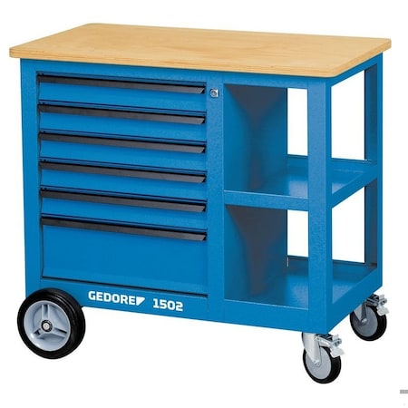 Mobile Workbench with 6 Drawers and Vice MPN:6620620