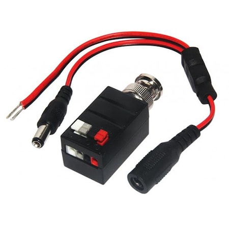 CCTV Balun, Video/Power w/Female P, PR MPN:BLN-PCVRJ452