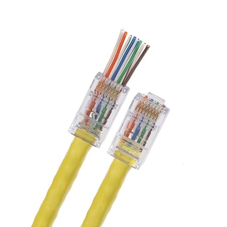 High Performance CAT5 Connector, PK50 MPN:CAT6-HPP