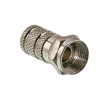 RG6 F Male 1 Pc Twist, On, 75 Ohm, PK10 MPN:0406-6TOTP
