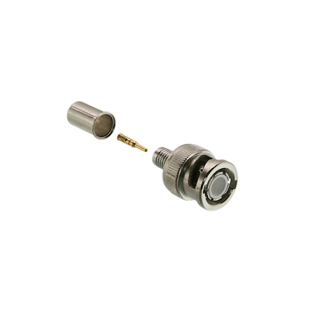 RG58 BNC Male 3 Pc Crimp/Crimp, 50, PK10 MPN:305-1TP