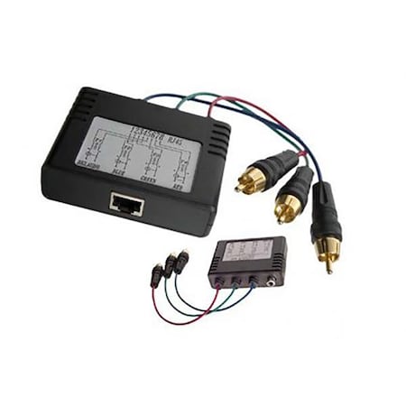 Component Balun, RCA RGB Plugs w/Pigtai MPN:TRB-RGBPTA