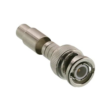 RG59 PVC, RG6 TFE BNC Male 2 Pc Cr, PK10 MPN:301-4TP