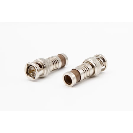 RG59 PVC/Plenum/Siamese BNC Male C, PK10 MPN:302-N2CSTP