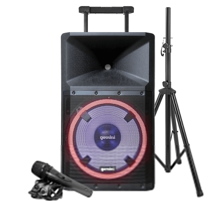 Gemini Sound GSP-L2200PK Bluetooth Speaker System - Stand Mountable - USB MPN:GSP-L2200PK