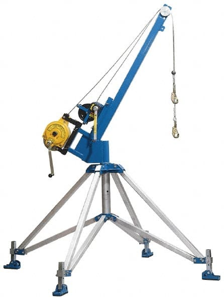 Confined Space Entry & Retrieval Systems, Base Type: Quadpod , Winch Power Type: Manual , Maximum Load Capacity: 310.0 , Maximum Tripod Height: 90  MPN:CSQP-4