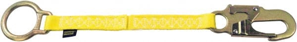 Fall Protection D-Ring Extension: Yellow, Use with All Harnesses & All Full-Body Harnesses MPN:540PS