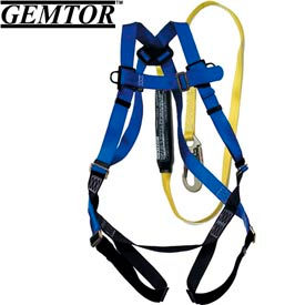 Gemtor VP516-2 Universal Harness w/ Attached Energy Absorbing Lanyard - 6' VP516-2