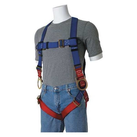 Full Body Harness, Vest Style, 2XL MPN:932H-9