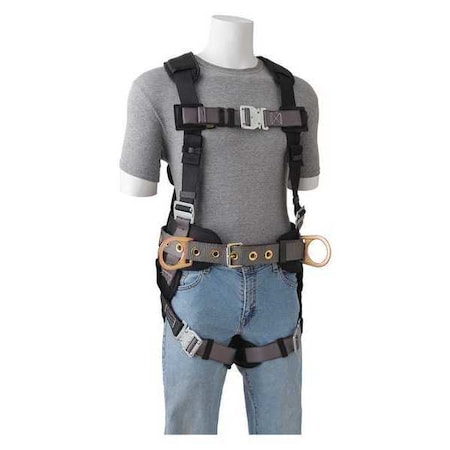 Full Body Harness, Vest Style, 2XL MPN:975-9