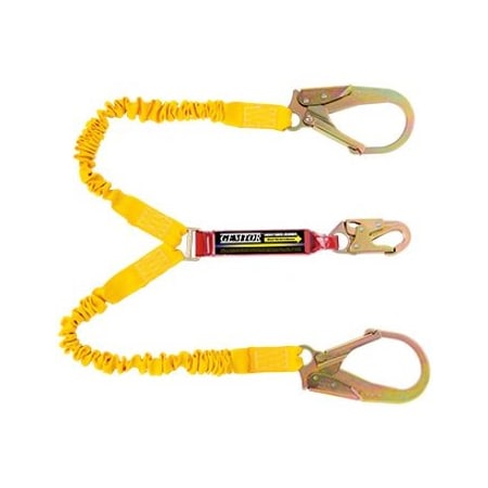 Soft Pack Stretch Lanyard, 100per Tie-Off MPN:SP1101ELY6