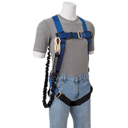 Full Body Harness with Lanyard, Vest Style, Universal MPN:VP506-2