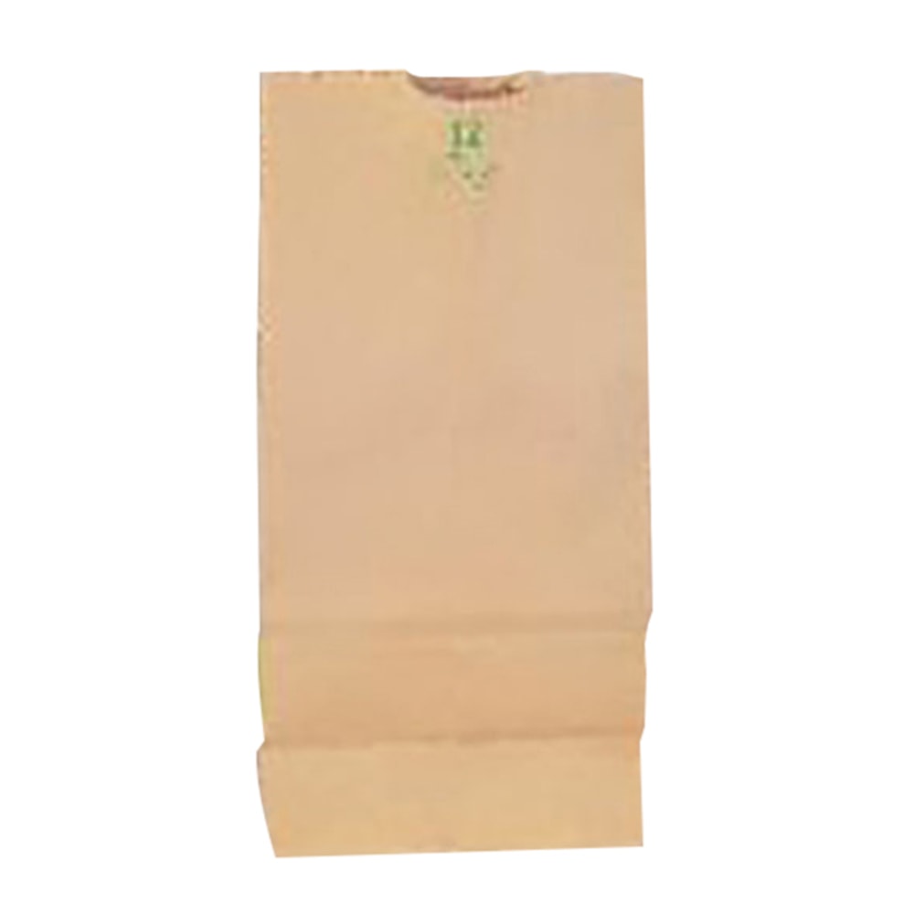 Duro Bag Novolex #12 Paper Bags, 13 3/4inH x 7 1/16inW x 4 1/2inD, Kraft, Pack Of 500 (Min Order Qty 2) MPN:18412