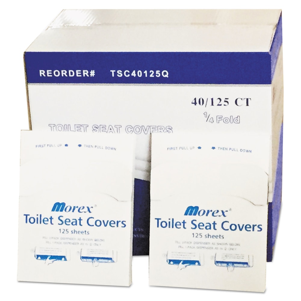 GEN Quarter-Fold Toilet Seat Covers, 14.17 x 16.73, White, 5, 000/Carton MPN:GENTSC40125Q