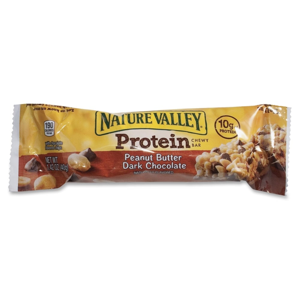 Nature Valley Peanut Butter & Dark Chocolate Protein Bars, 1.42 Oz, Box Of 16 (Min Order Qty 2) MPN:SN31849