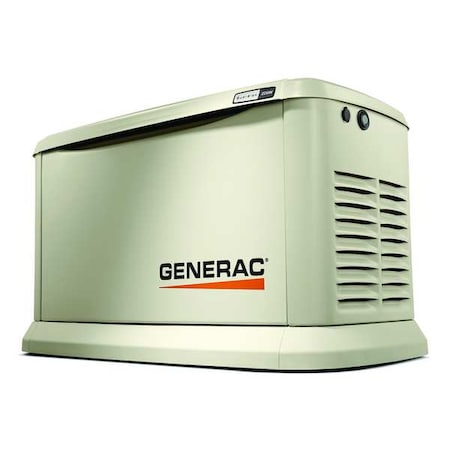 Automatic Standby Generator, Natural Gas/Propane, Single Phase, 22kW LP/19kW NG, Air Cooled MPN:7042