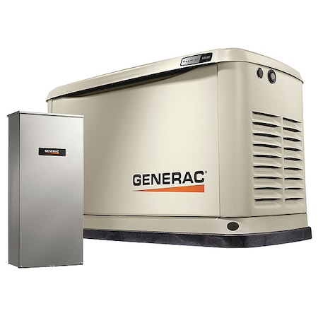 10kW Propane / 9kW Natural Gas Generator, Single Phase, Air Cooled, Automatic Standby MPN:7172