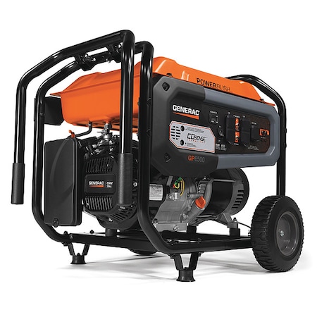 Portable Generator, Gasoline, 6, 500 W Rated, 8, 125 W Surge, Recoil Start, 120/240V AC, 54.2/27.1 A MPN:7680