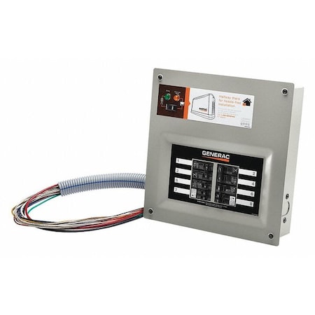 50 Amp Indoor Transfer Switch Kit for 10-16 circ, Stand-alone, Upgradeable MPN:9854