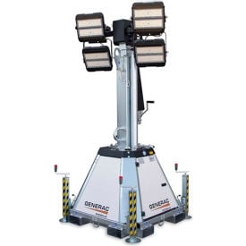 Generac Mobile Electric Stationary LED Light Tower 120V Manual Winch CTF10-4X240