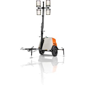 Generac Mobile Diesel Vertical LED Light Tower 6kW Kubota Engine & Manual Winch MLT6SKDS-STD3