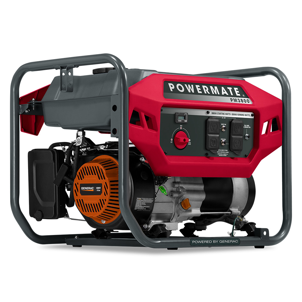Powermate PM3800 Portable Generator With 5-Gallon Tank MPN:P008110