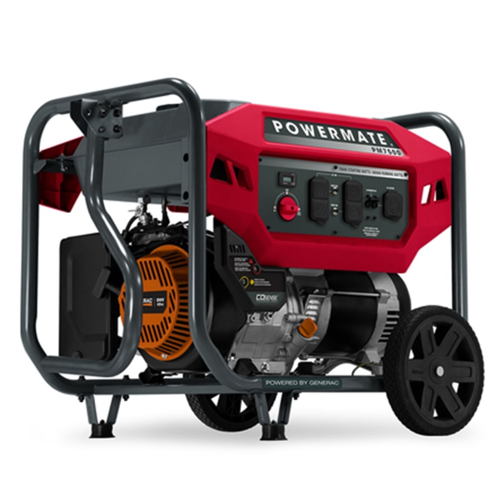 Powermate PM7500 Portable Generator With 8-Gallon Tank MPN:P008140