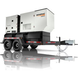Generac MDG150DF4 Mobile Diesel Generator 120/144kW John Deere Engine w/Single-Axle Trailer MDG150DF4-STD3