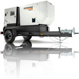 Generac MDG75DF4 Mobile Diesel Generator 60/68kW John Deere Engine w/Single-Axle Trailer MDG75DF4-STD3