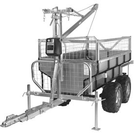 DR® Power PRO XL2000 Versa Trailer 31.25 Cu. Ft. Capacity Silver VT15010TBN