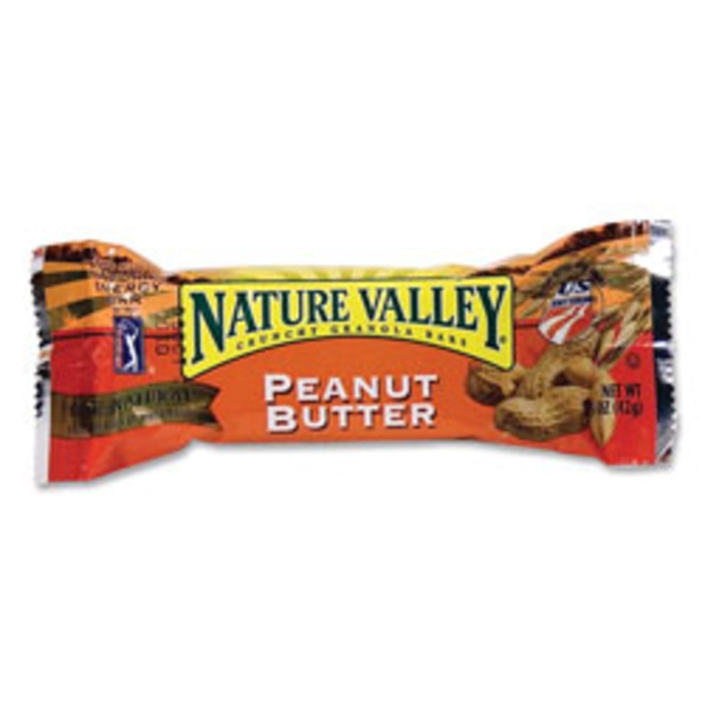 Nature Valley Granola Bars, Peanut Butter, 1.5 Oz, Box of 18 (Min Order Qty 4) MPN:SN3355