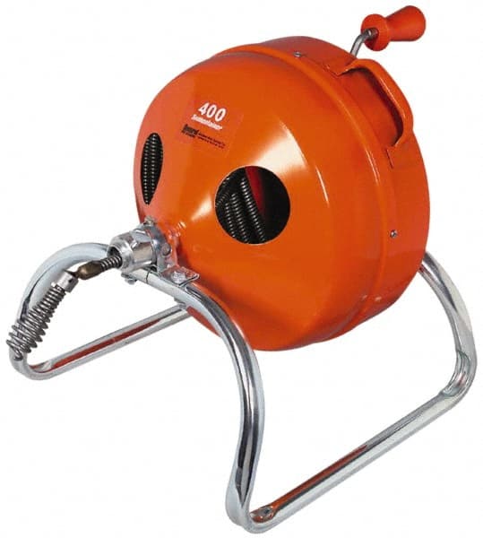 For 3 to 4 Inch Pipe, 50 Inch Cable Length, Floor Model, Manual and Hand Drain Cleaner MPN:450EM3