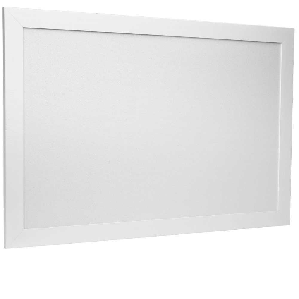Excello Global Products Cork Bulletin Board, 24in x 36in, White Wood Frame MPN:EGP-HD-0519