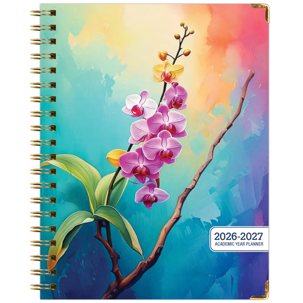 2026-2027 Excello Brands 14-Month Academic Year Hardcover Weekly/Monthly Fashion Planner, 8-1/2in x 11in, Orchid, May To June, Total Qty 1 MPN:FSHN-AY26-8511-81
