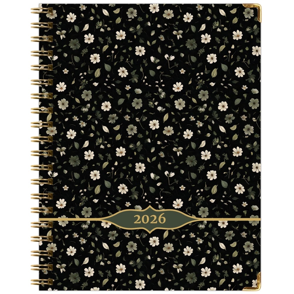 2026 Excello Brands Large Print Daily/Weekly/Monthly Planner, 8.5in x 11in, Primrose November 2025 - December 2026, (LGPRT-CY26-8511-87) MPN:LGPRT-CY26-8511-87