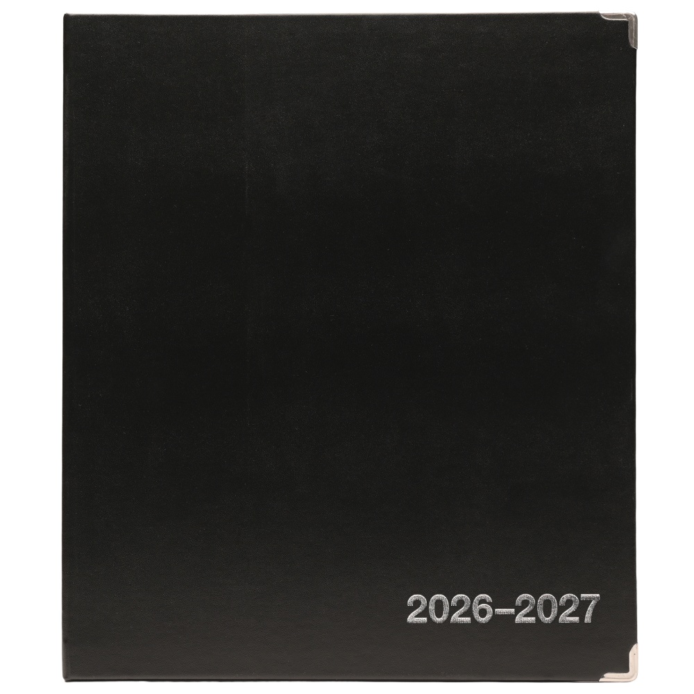 2026-2027 Excello Brands 8.5in x 11in Academic Year Executive Appointment Planner, Weekly/Monthly, 12 Month, Black MPN:RAY27-8511CA-BK