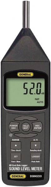 A and C Frequency Weight, Backlit LCD Display Class 2 Sound Meter MPN:DSM402SD