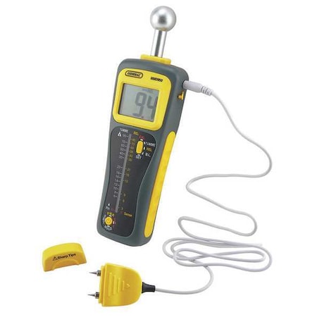 Moisture Meter, Pin/Pinless, 4inDepth MPN:MMD950