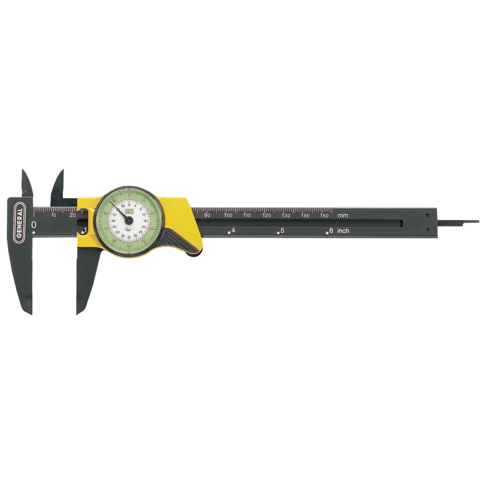 General Tools Dial Calipers, 0 in 6 in MPN:318-142