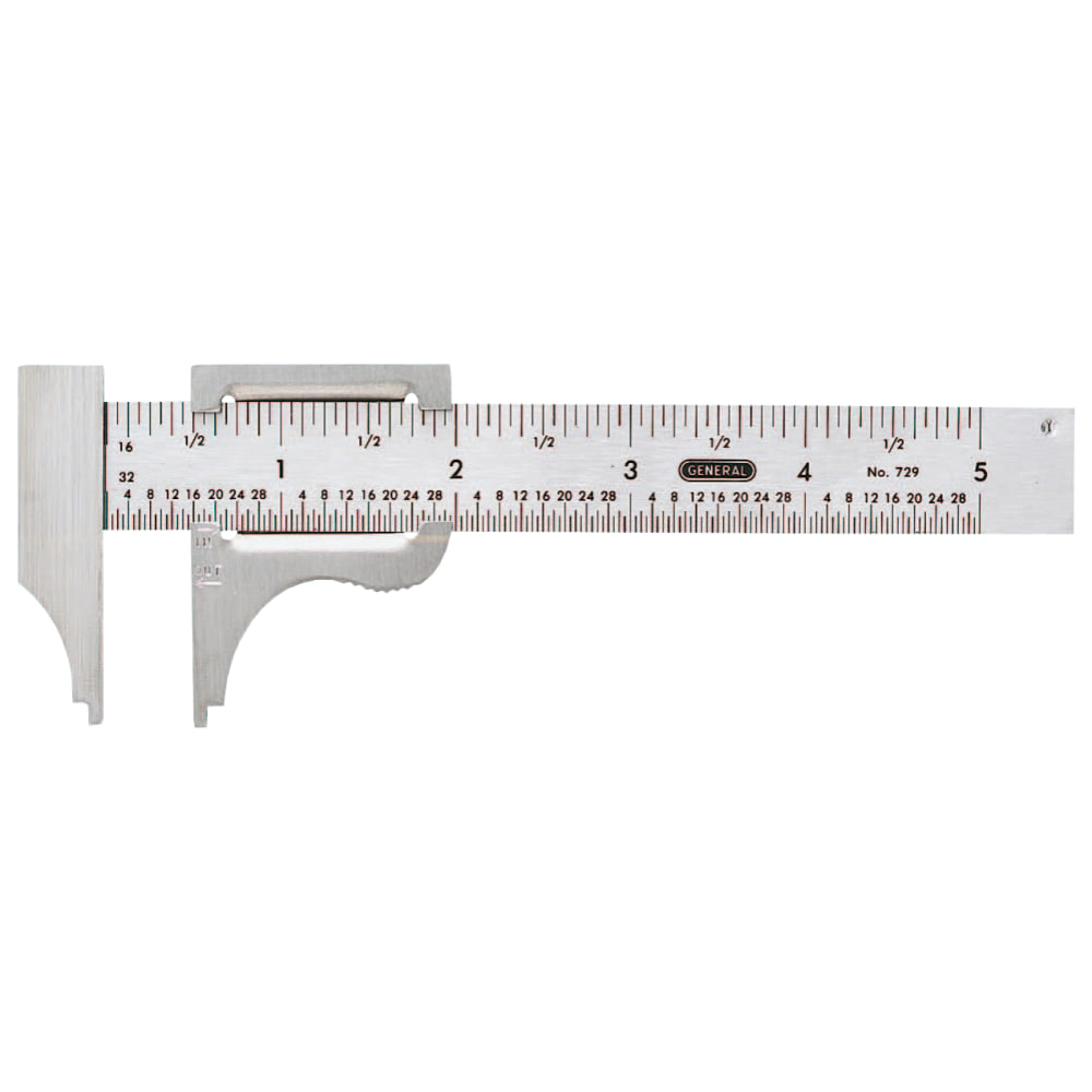 General Tools Slide Calipers, 0 in 4 in MPN:318-729