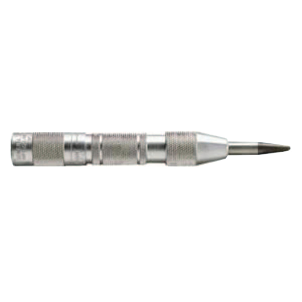 General Tools Ball Bearing Automatic Center Punches, 5 in, 1 1/4 in tip, Aluminum MPN:318-77